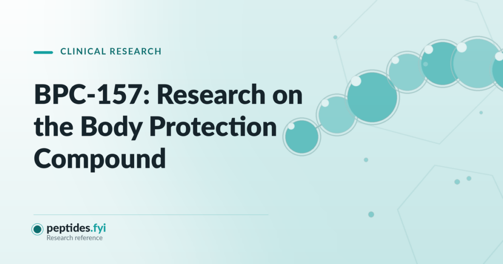 BPC-157: Research on the Body Protection Compound