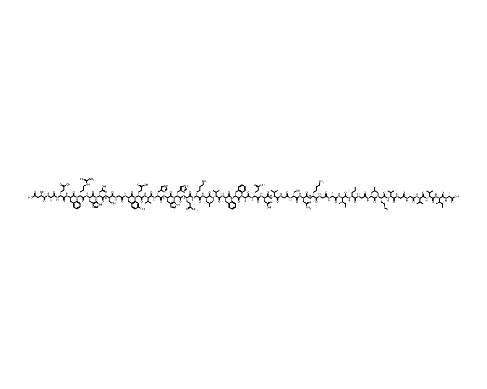 2D molecular structure of A4 Amyloid Beta
