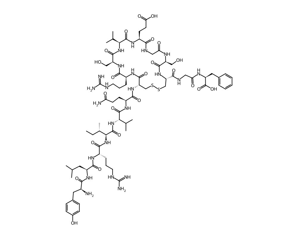 2D molecular structure of AOD-9604