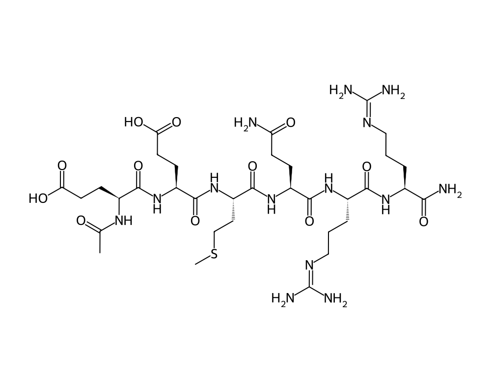 2D molecular structure of Argireline