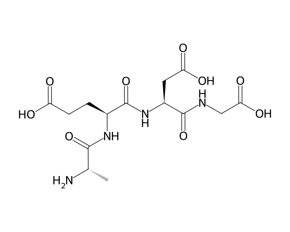 2D molecular structure of Epithalon