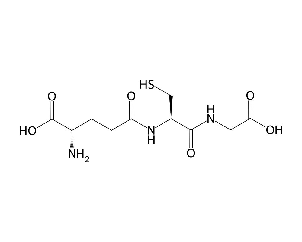 2D molecular structure of Glutathione