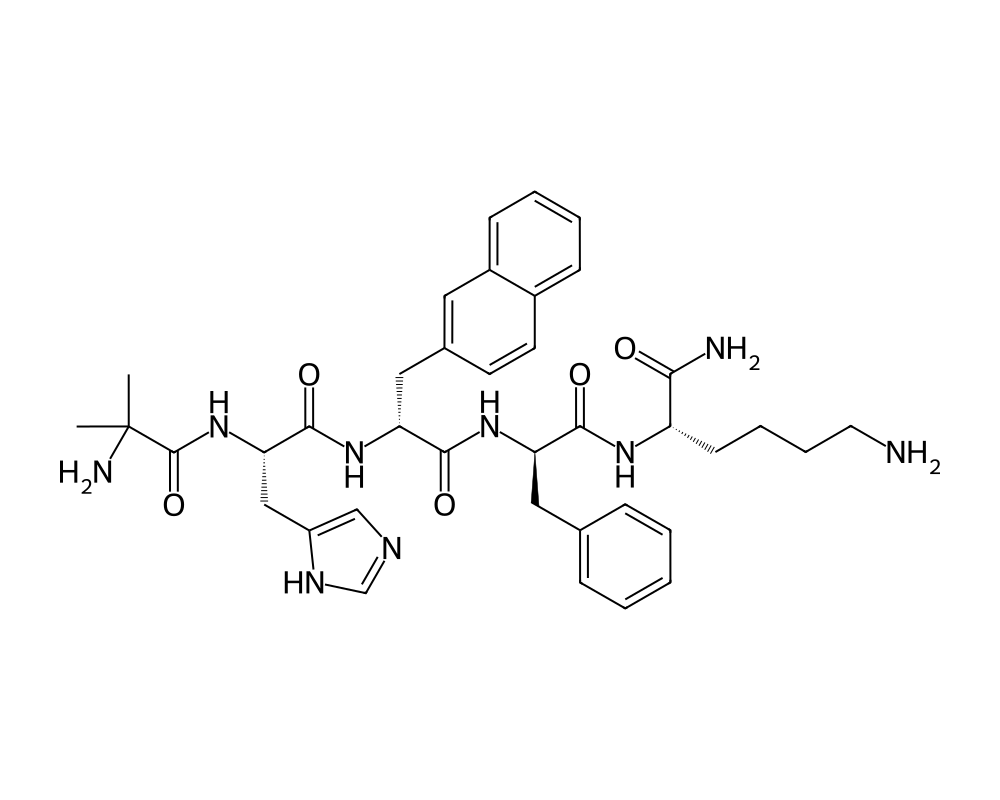 2D molecular structure of Ipamorelin