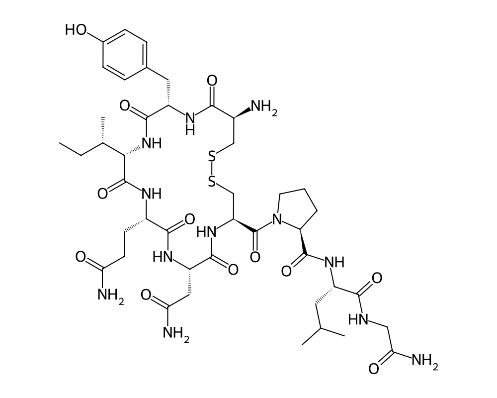 2D molecular structure of Oxytocin