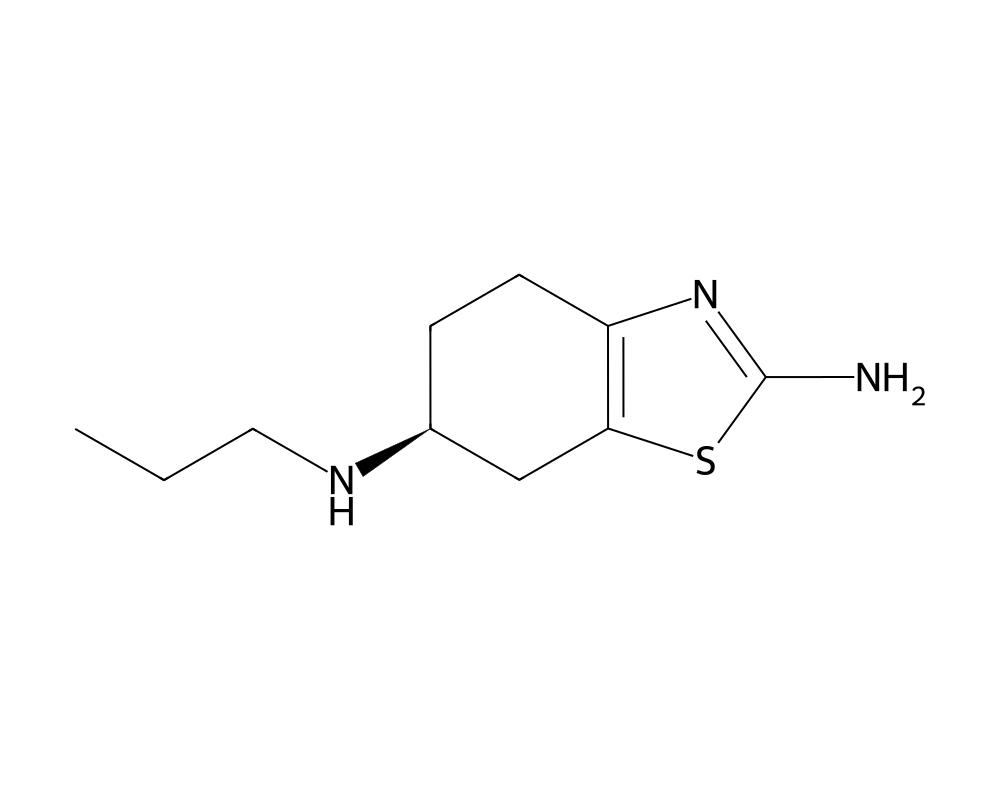 2D molecular structure of Pramipexole