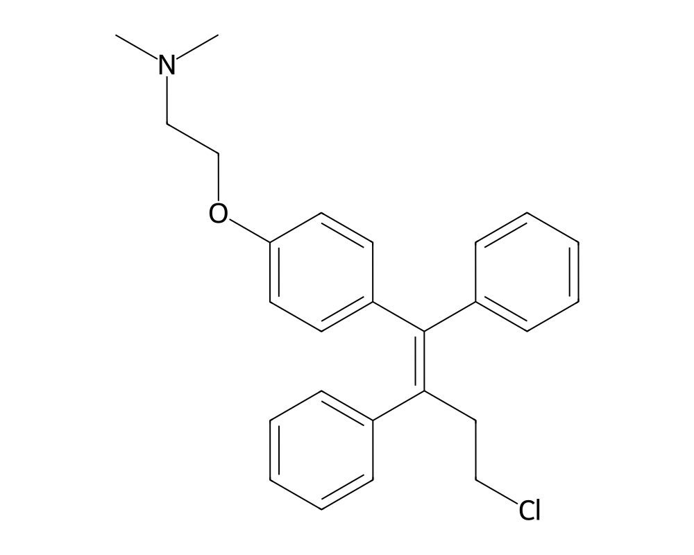 2D molecular structure of Toremifene Citrate